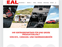 Tablet Screenshot of eal-vertrieb.com